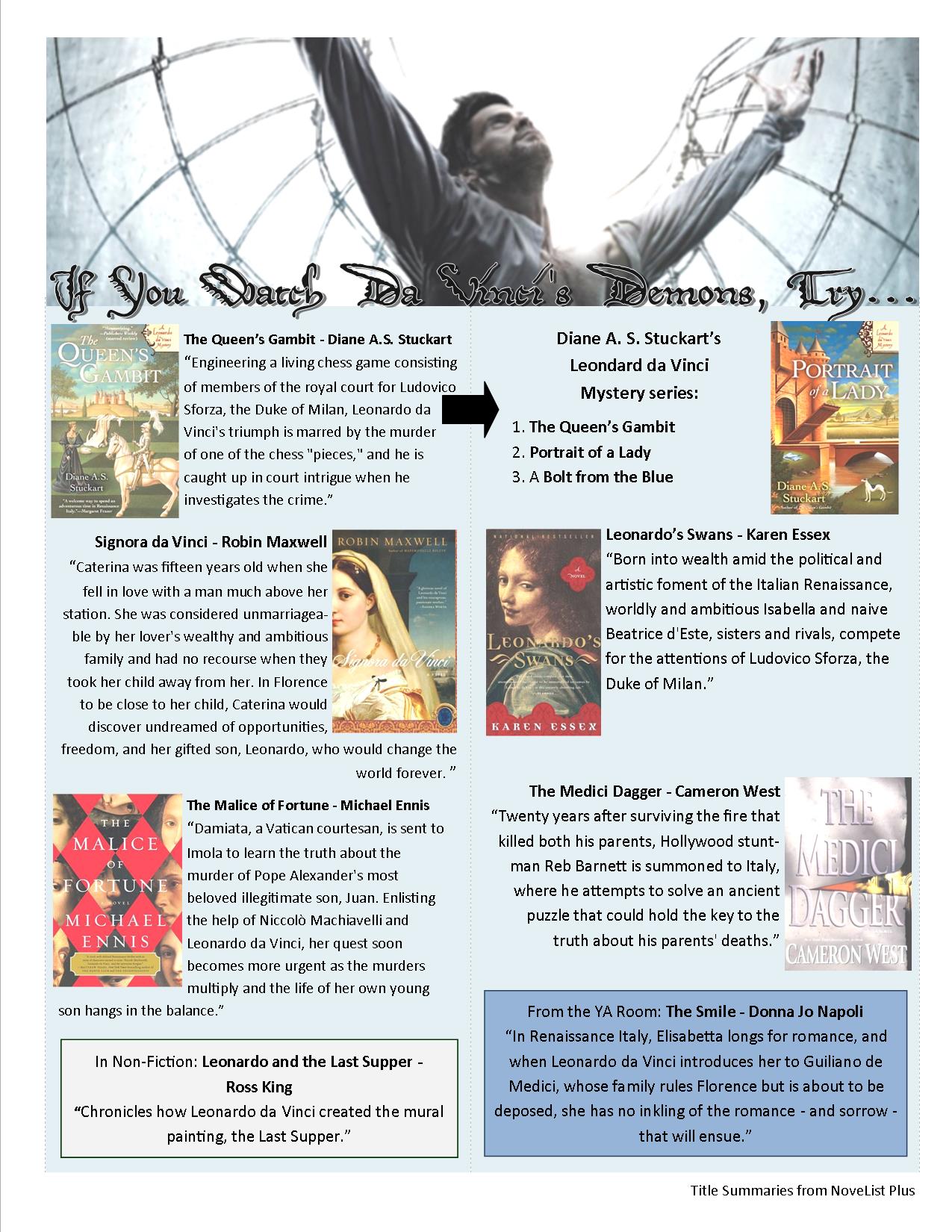 DaVincisDemonsReadalike_Booklist