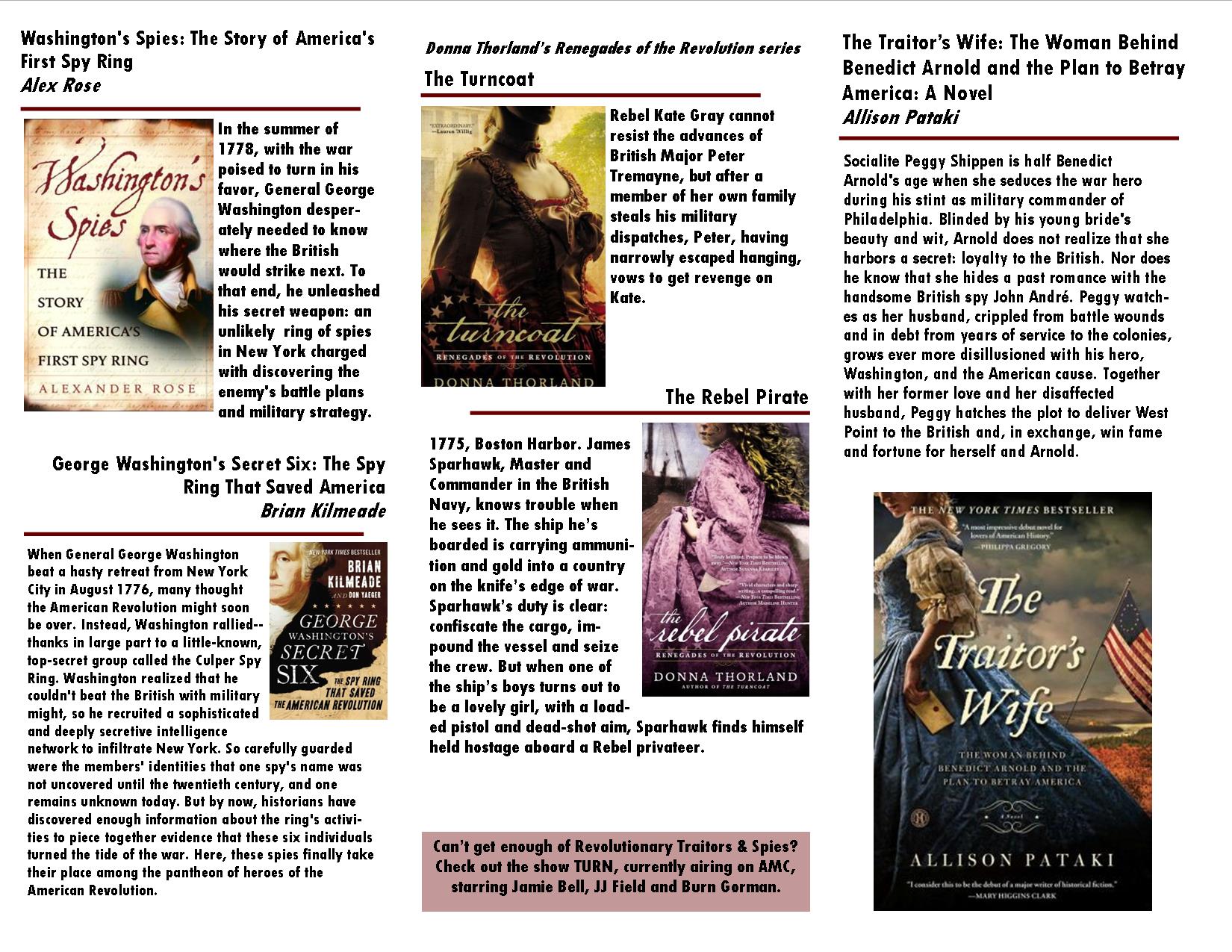 Revolutionary War Booklist